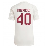 Bayern Munich Noussair Mazraoui #40 Tretí futbalový dres 2023-24 Krátky Rukáv